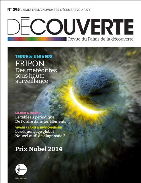 Couverture du numéro 395 de la revue Découverte