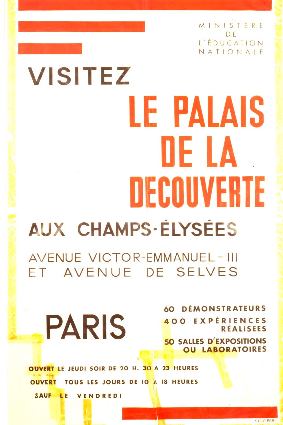 1938 : Le Palais de la découverte(ouverture du diaporama)