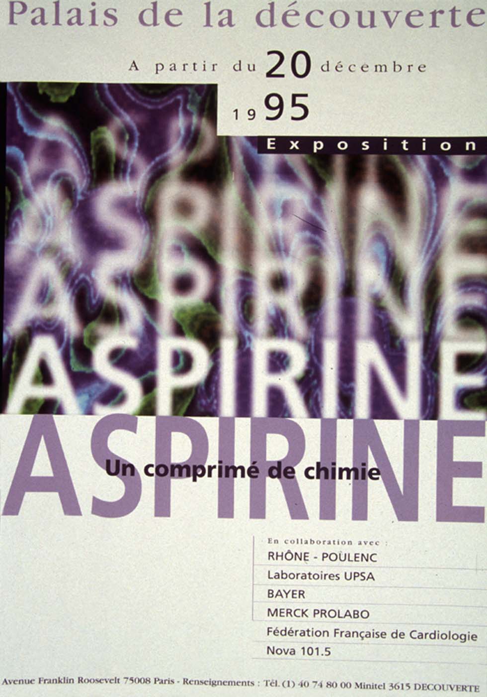 1995 : Aspirine, un comprimé de chimie(ouverture du diaporama)